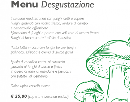 Menu Funghi Fest 2024